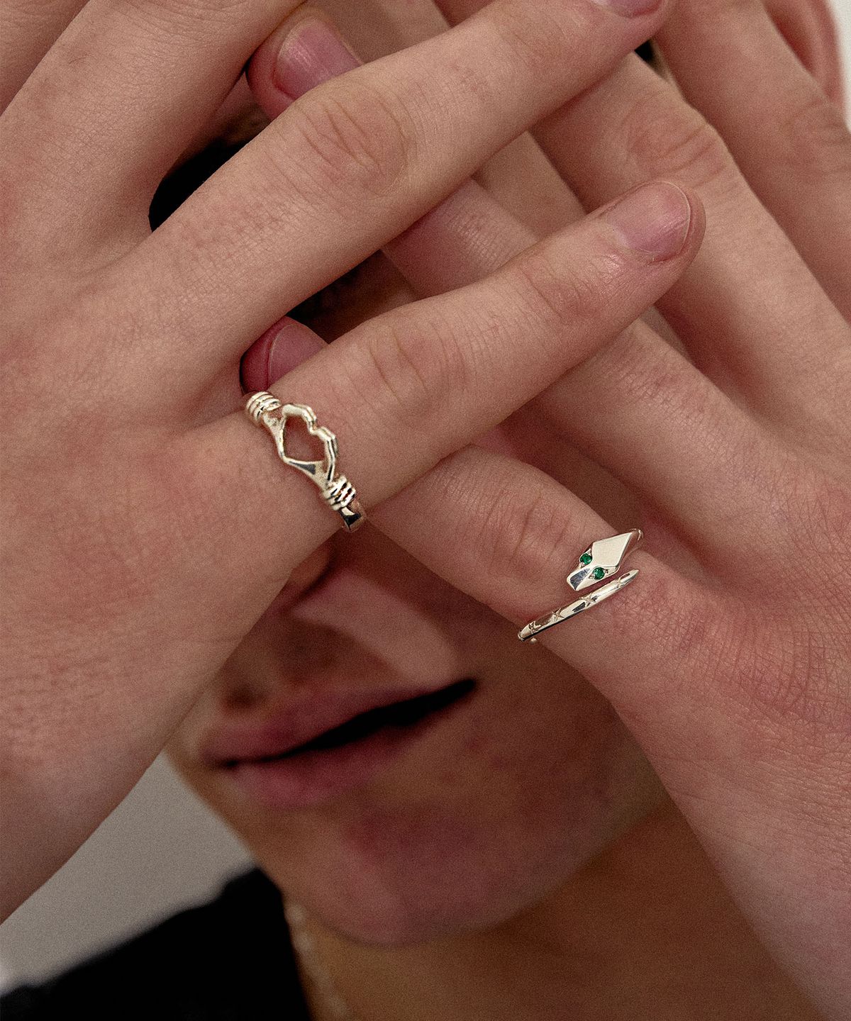 에이지47(AG47) M.C-R-05  My Heart Hands Ring