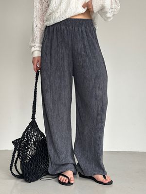 Wrinkle String Pants (2C)
