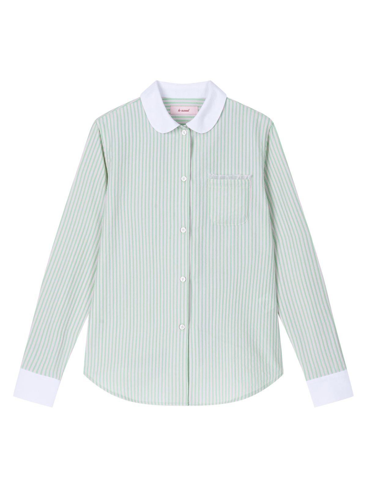 로액슈얼(LO AXUAL) PALE BREEZE STIRPE SHIRT