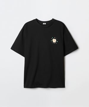 [망그러진곰] 반팔 티셔츠(BLACK)_SPRLG25U03