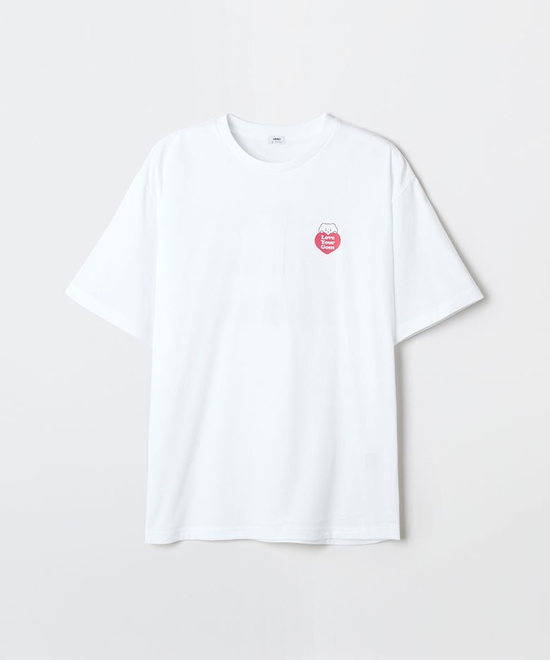 [망그러진곰] 반팔 티셔츠(WHITE)_SPRLG25U03