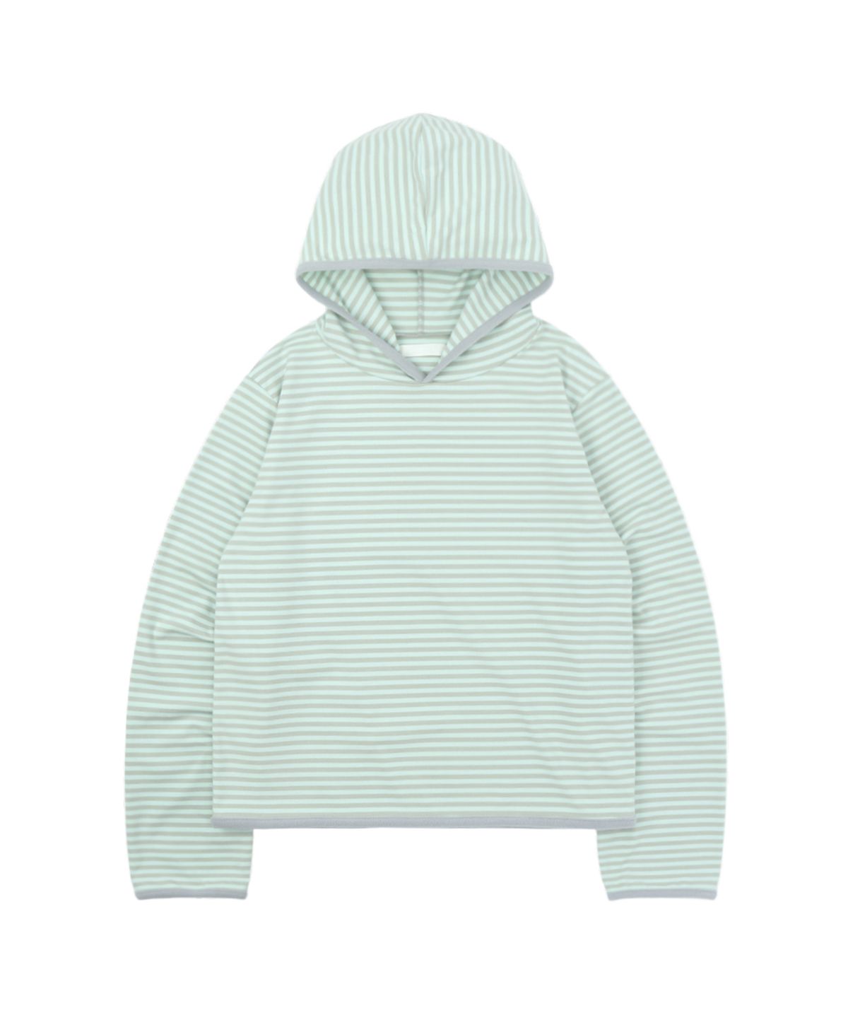 써넥트(SUNNECT) Stripe Taped Hoodie - Mint