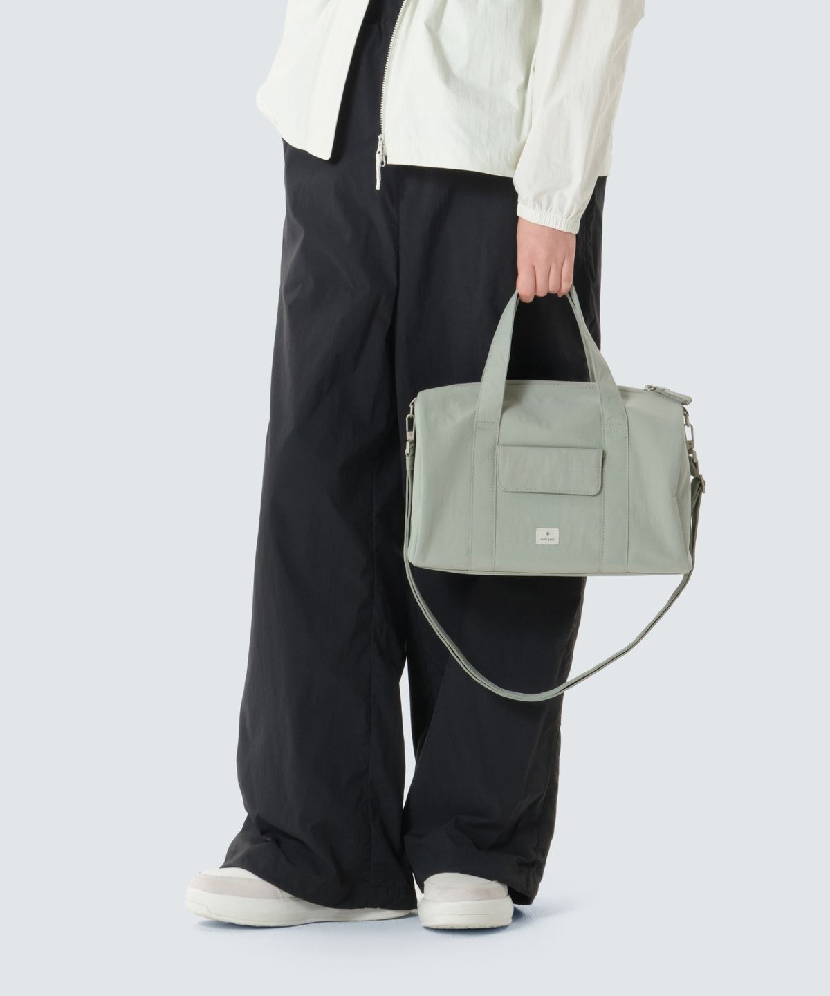 스노우피크 어패럴(SNOWPEAK APPAREL) 캠플 2way 라운드 토트백 8L (S26SWCTB14) Light Khaki