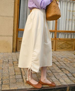 벌룬스트링반밴딩스커트 (KYSK2511027)