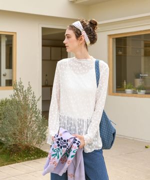 [매쉬]플라워셔링티셔츠 (KYTS2512055)