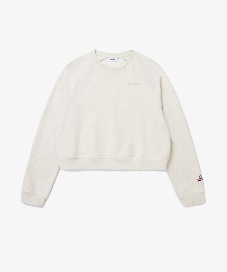 Basic Logo Sweatshirt W Oatmeal