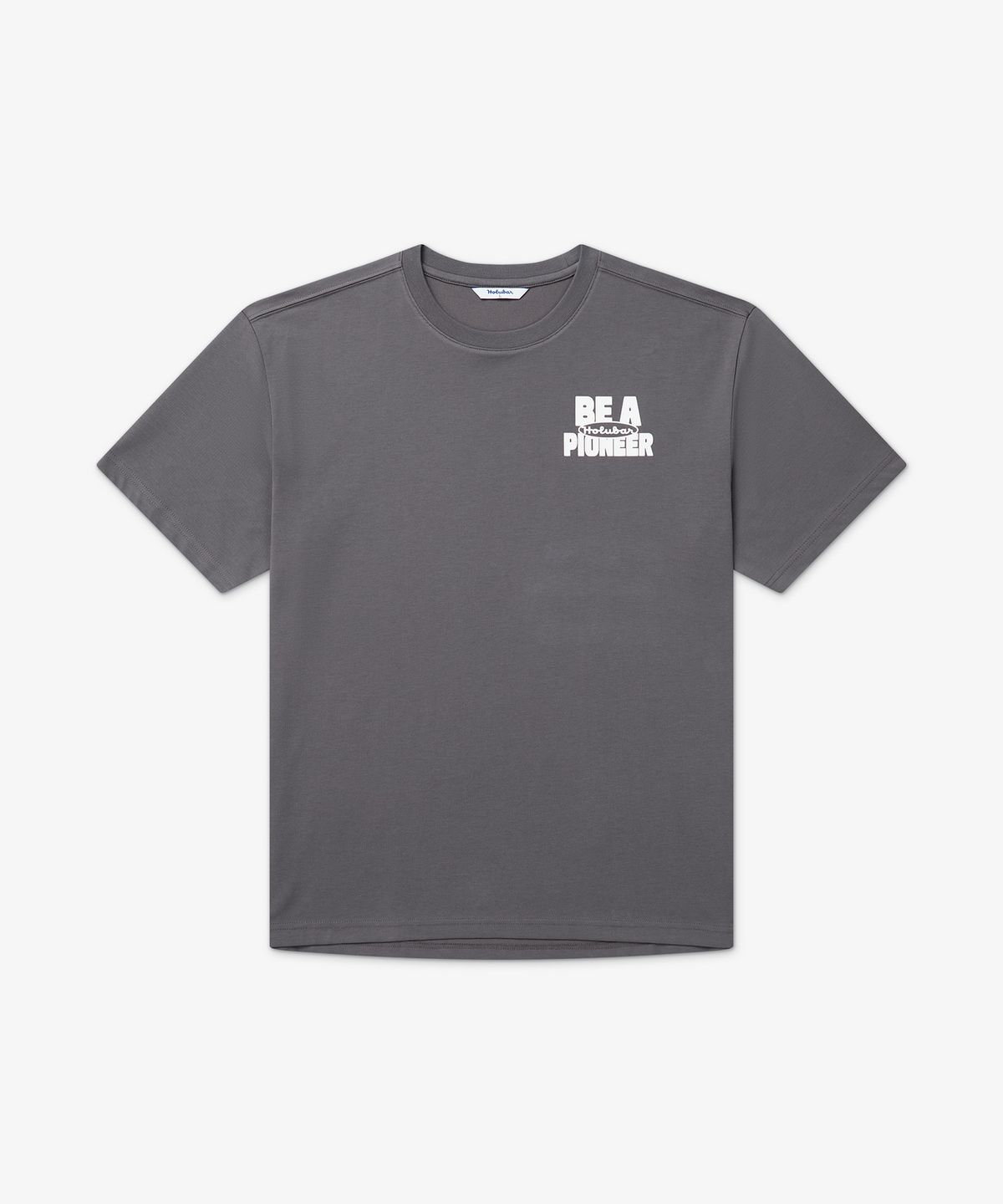 홀루바(HOLUBAR) Backpacking Graphic T Shirt Charcoal