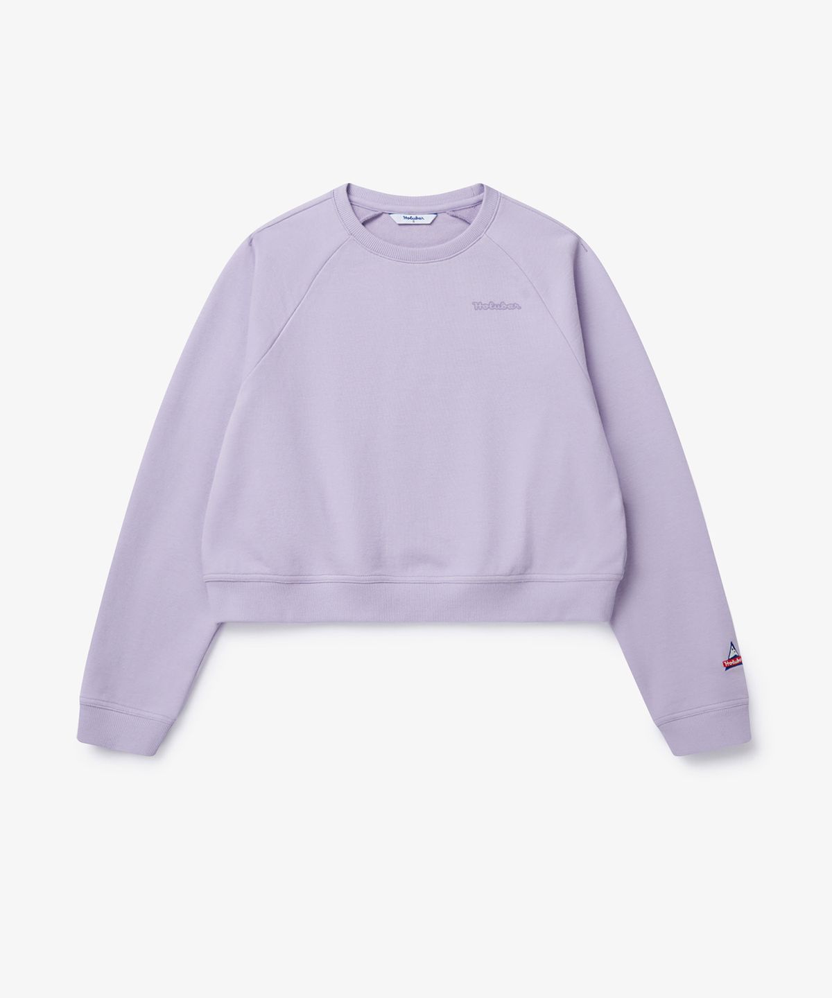 홀루바(HOLUBAR) Basic Logo Sweatshirt W Lilac