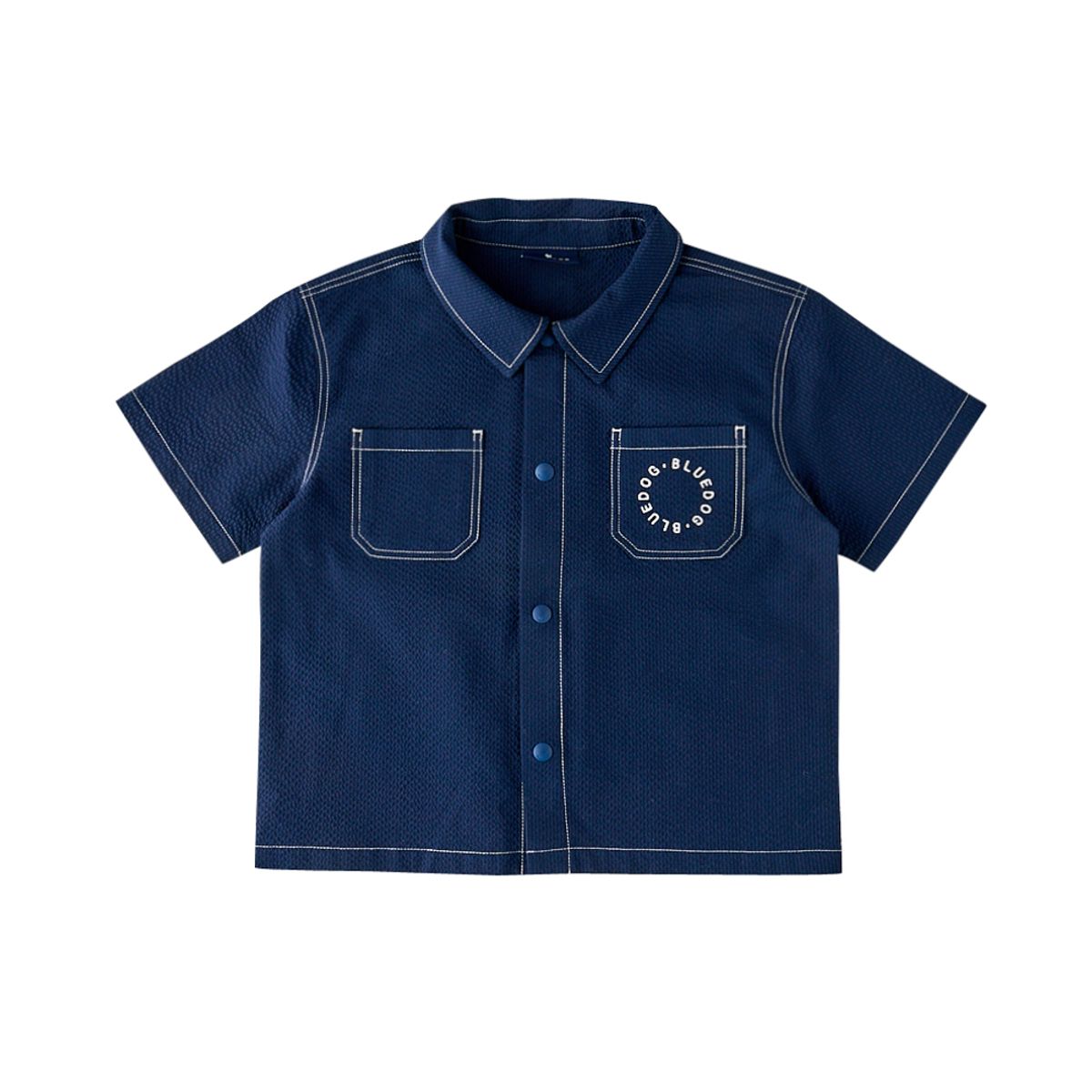 블루독(BLUEDOG) 시어서커반팔셔츠 (26375-322-01)