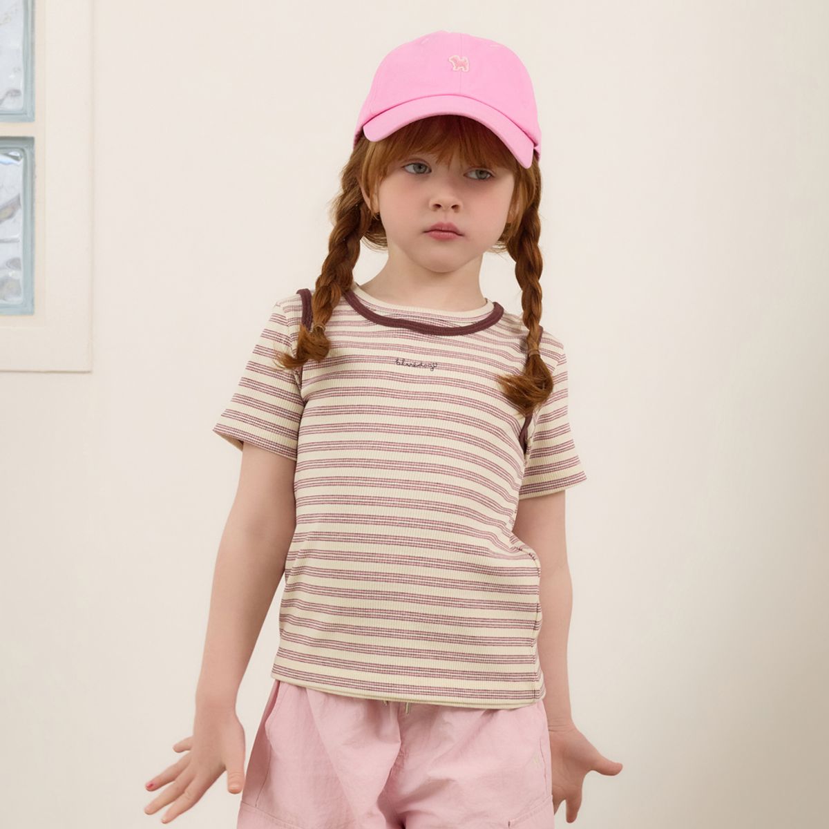 블루독(BLUEDOG) STRIPE골지티셔츠SET (26375-332-57)