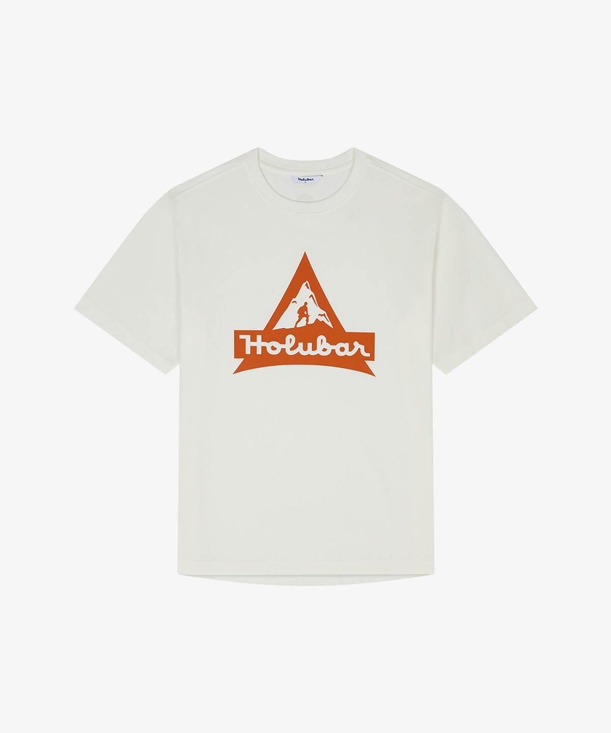 홀루바(HOLUBAR) Archive Logo T Shirt White