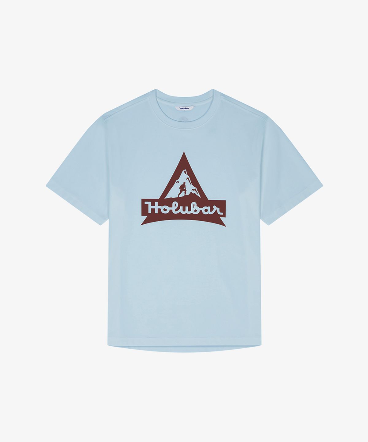 홀루바(HOLUBAR) Archive Logo T Shirt Sky Blue