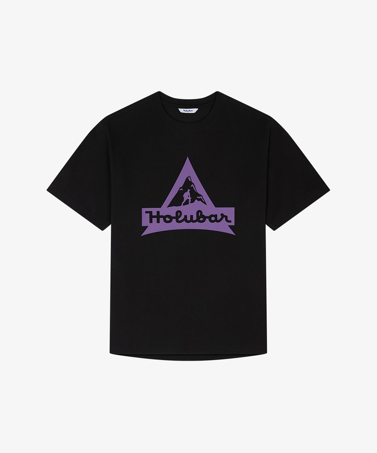 홀루바(HOLUBAR) Archive Logo T Shirt Black