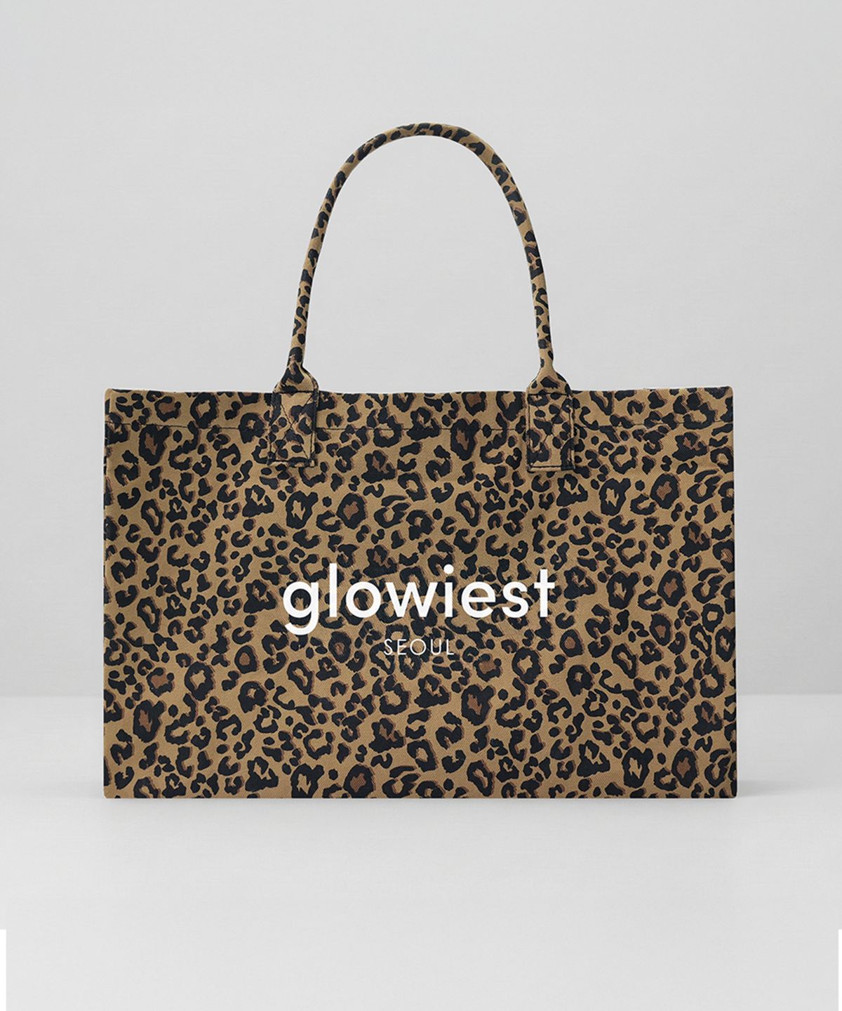 글로이스트(GLOWIEST) 레오파드 토트 백