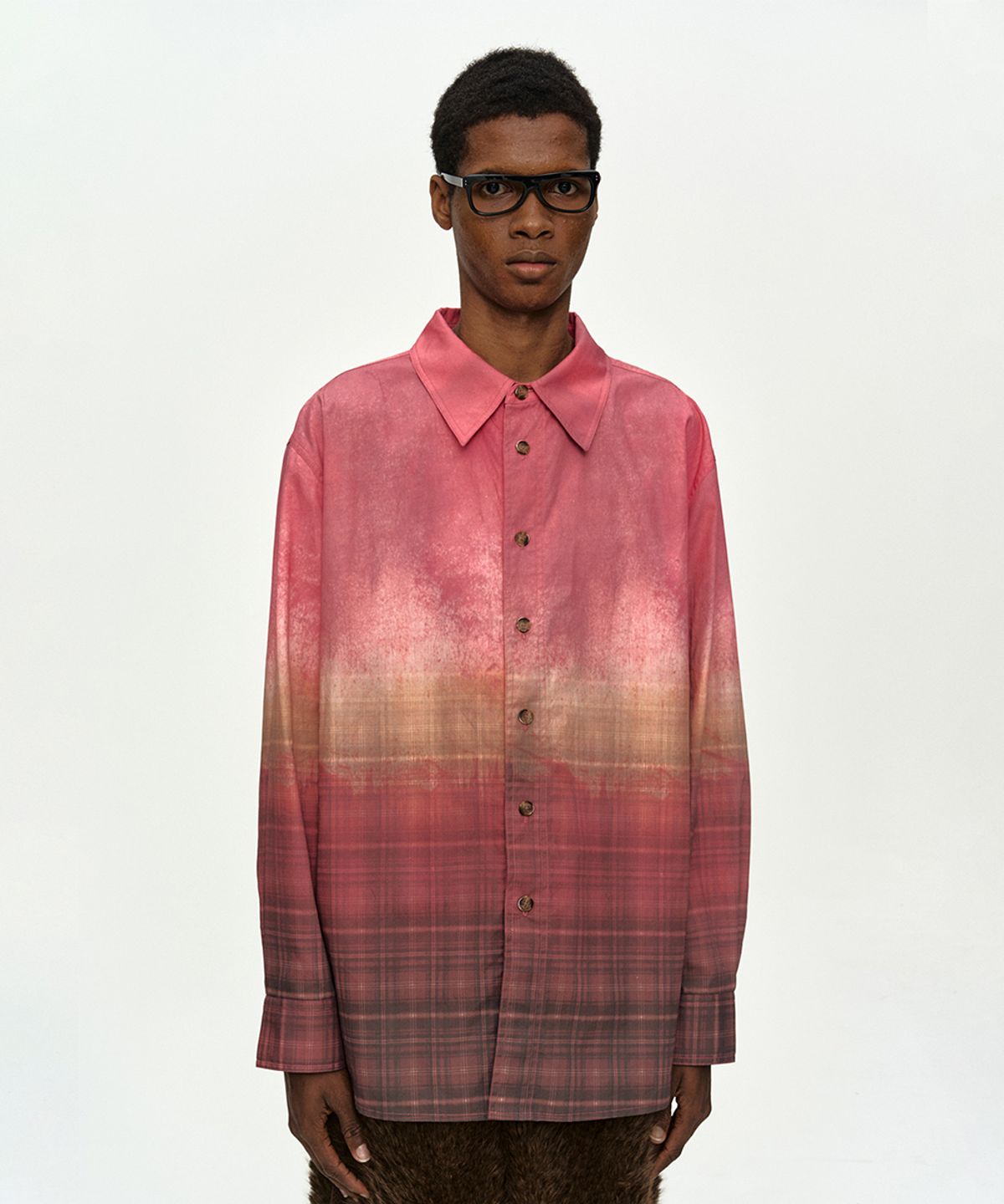앤더슨벨(ADSB ANDERSSON BELL) ROTHCO GRADIENT PRINTED SHIRT atb1530m(RED)