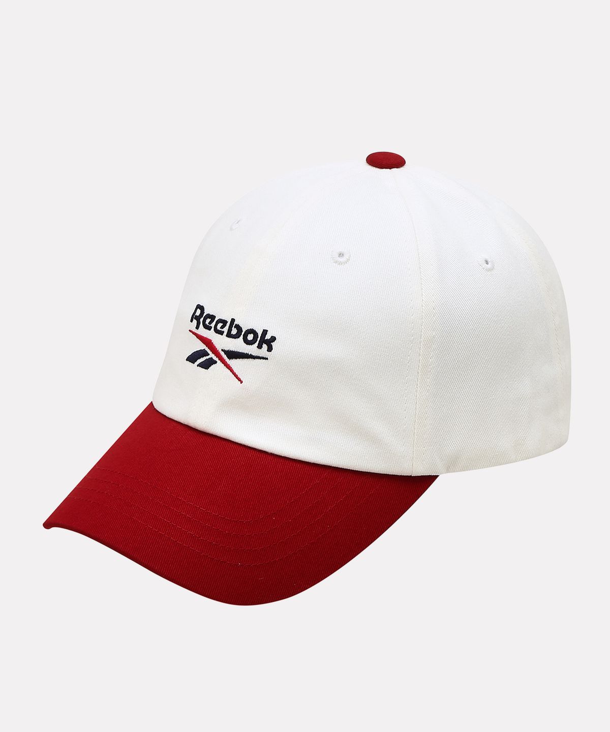 리복(REEBOK) 벡터 투톤 볼캡 - 화이트:레드
