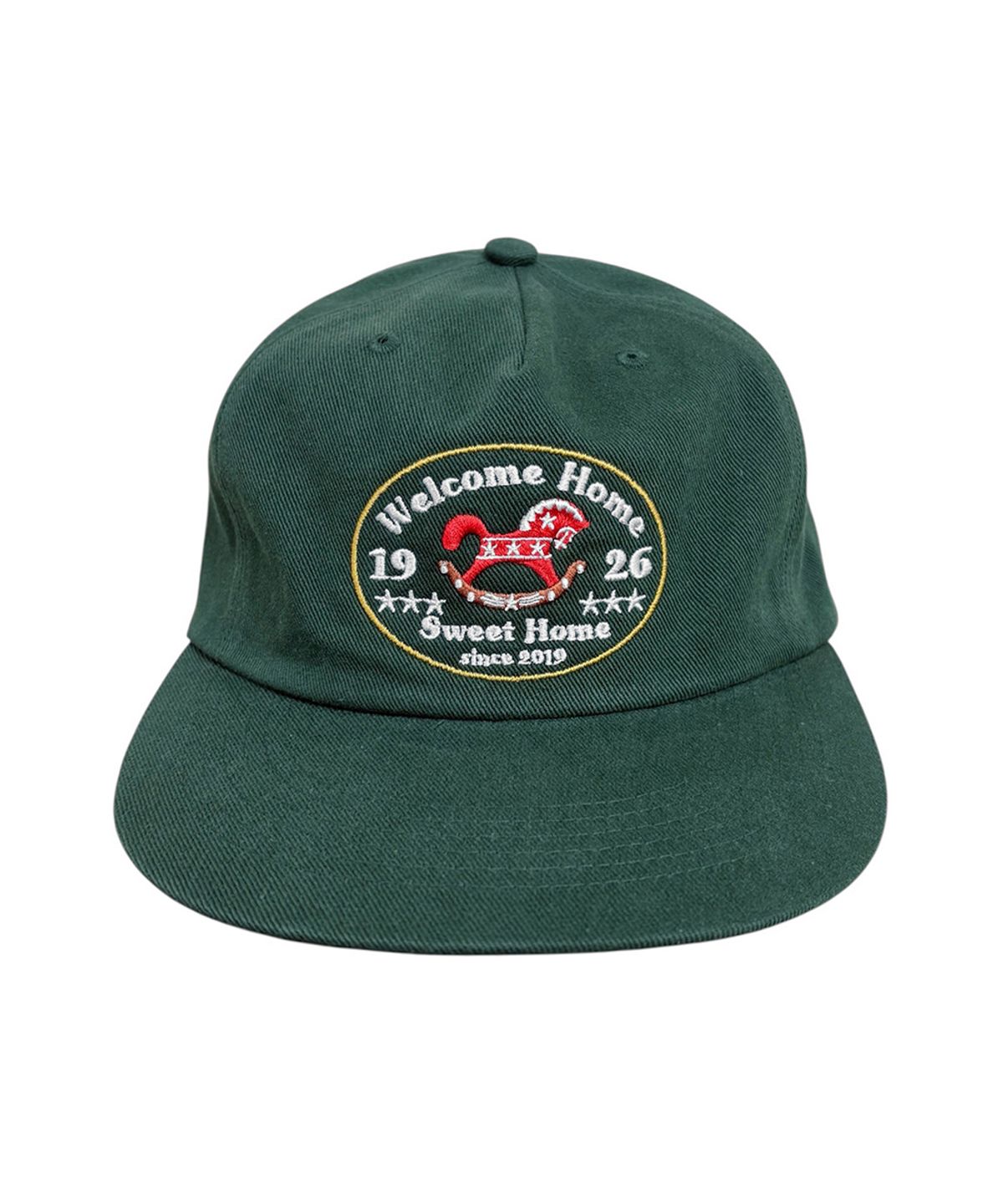 패슬(FASTLE) Red Horse 5Panel Washed Cap Green