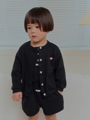 CROFFLE CARDIGAN_DEEP NAVY