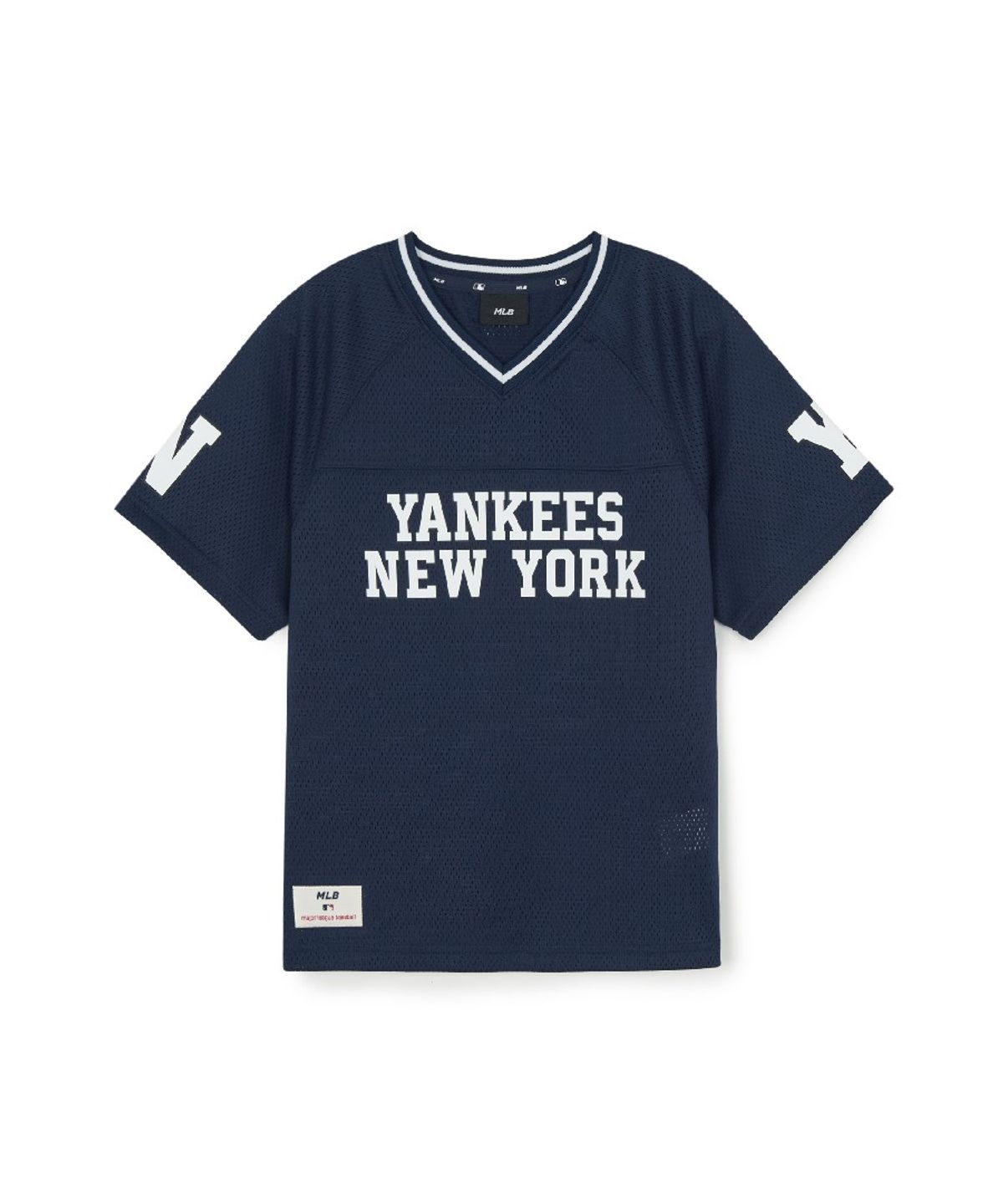 엠엘비 키즈(MLB KIDS) 스포티브 바시티 메쉬 티셔츠 NY (Navy)