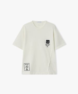 [26SS] LMM41780 화이트 레귤러핏 반팔 티셔츠