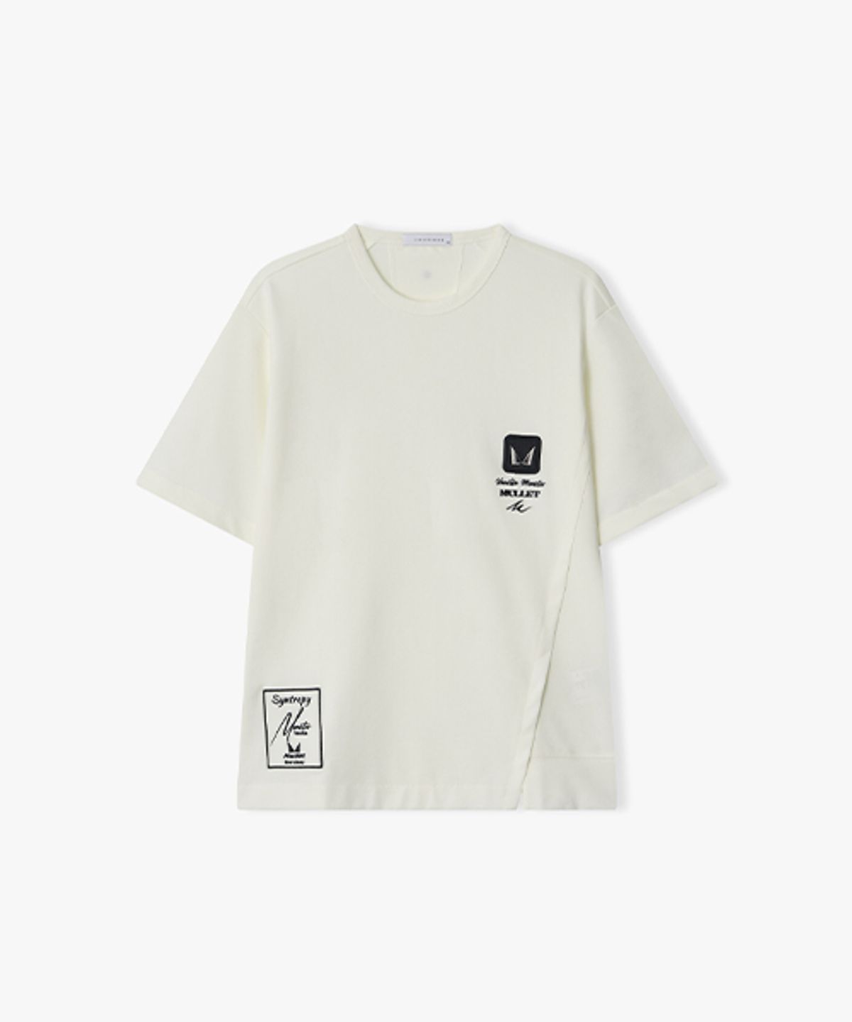 리버클래시(LIBERCLASSY) [26SS] LMM41780 화이트 레귤러핏 반팔 티셔츠