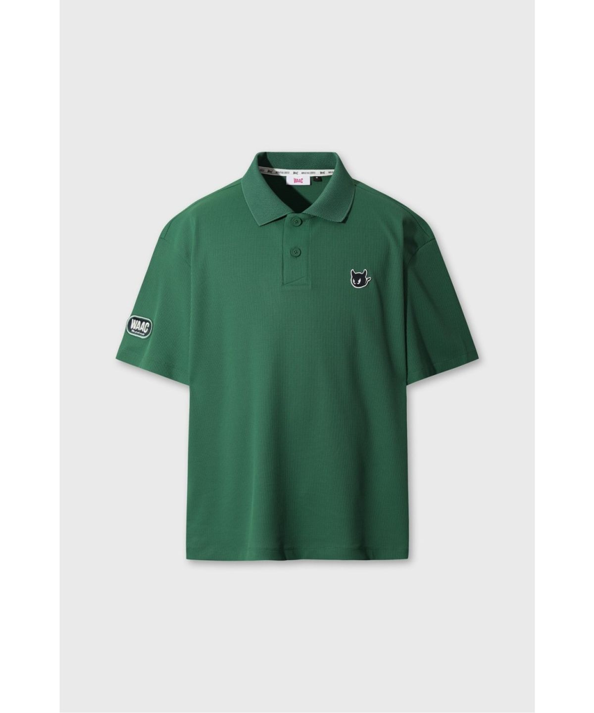 왁(WAAC) Men WACCKY Stitch Point Polo WMTCM26302GRD