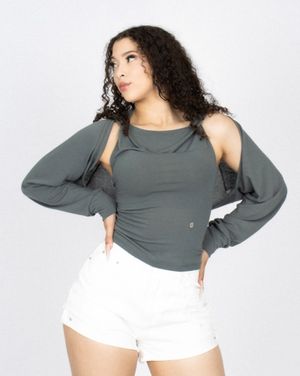 CS HOODIE&CD SET-019 (KHAKI)