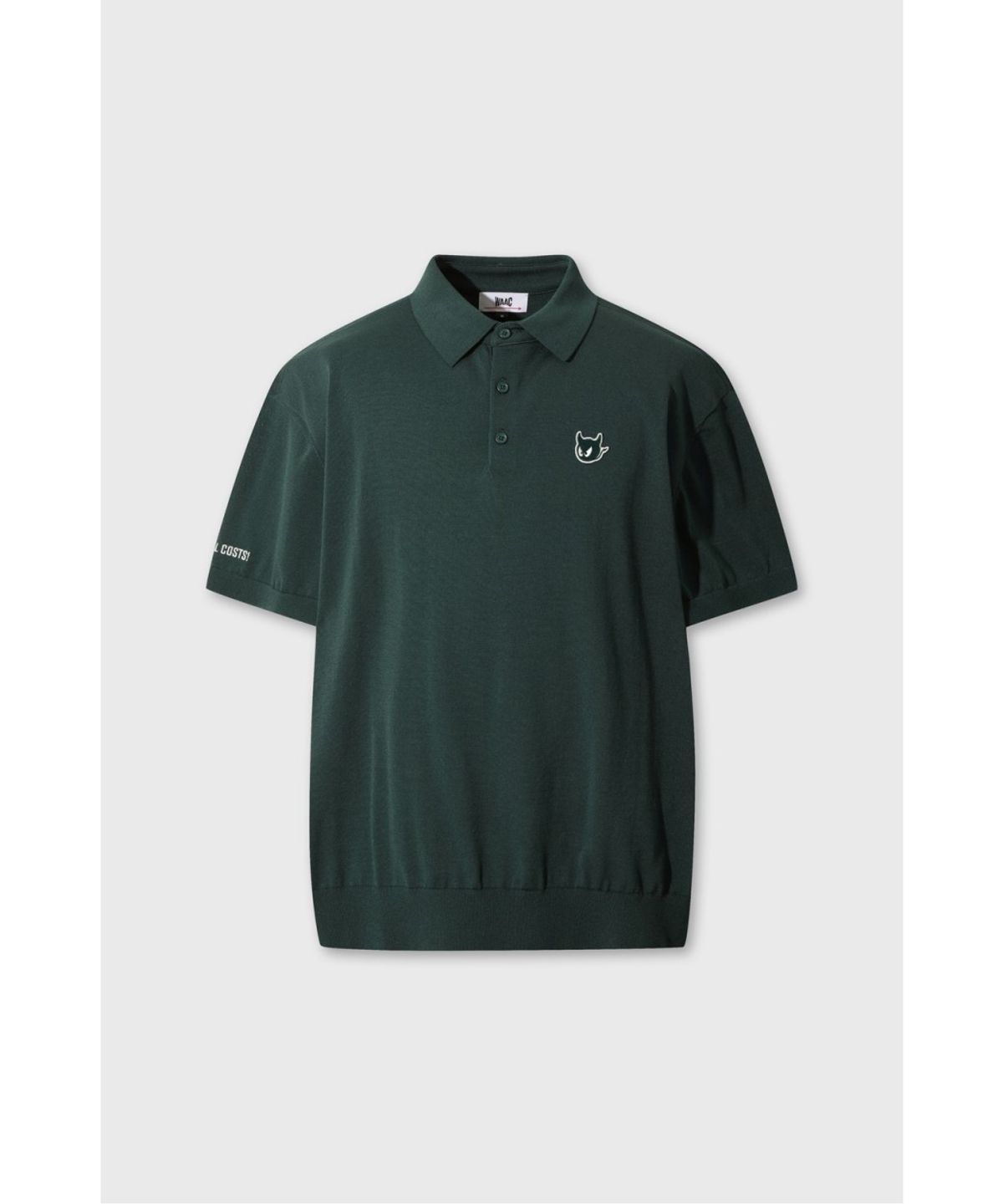 왁(WAAC) Men WAACKY Essential Knit Polo WMWAM26901GRD