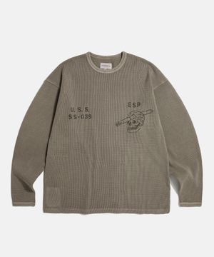 U.S.S. Pigment Thermal L/S Tee Taupe