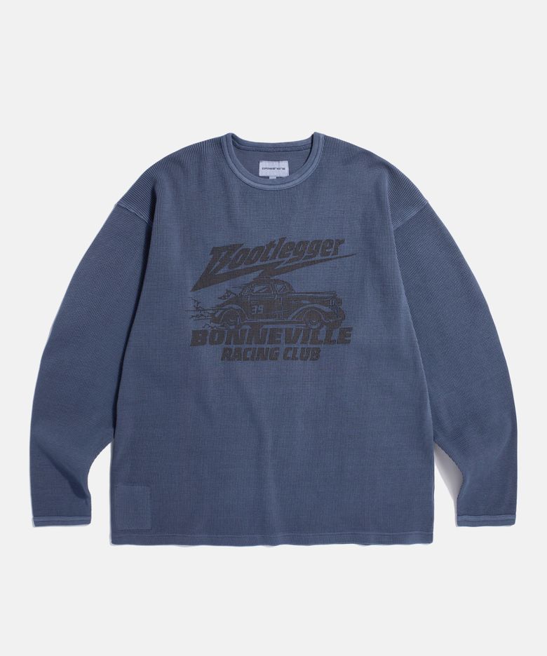 Bootlegger Pigment Thermal L/S Tee Navy