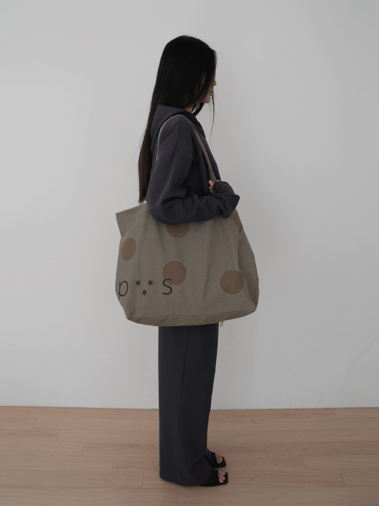 PVS Dot Button Bag / Khaki