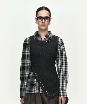 HOT-FIX TANK TOP atb1504w(CHARCOAL)