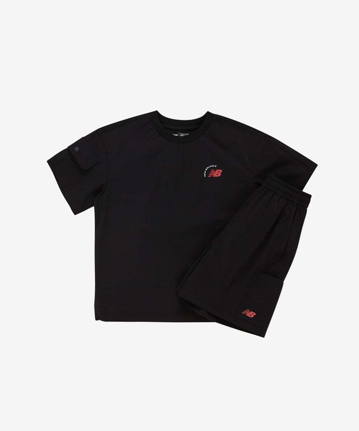 뉴발란스 키즈(NEWBALANCEKIDS) Run Festival_아동 일러스트 우븐 피스테 셋업 NK9YG2502U19