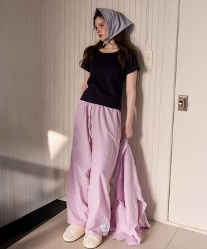 [블랜드] 프레임 스트라이프 팬츠 라운지웨어 3colors