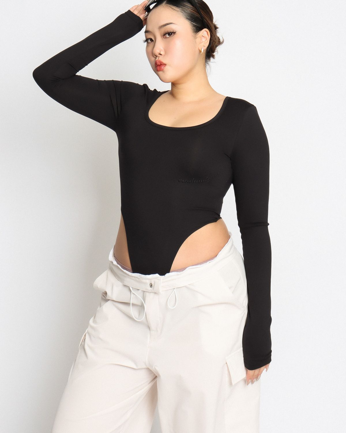 쿨시스(COOLSIS) CS SOFT BODYSUIT TOP-041 (BLACK)