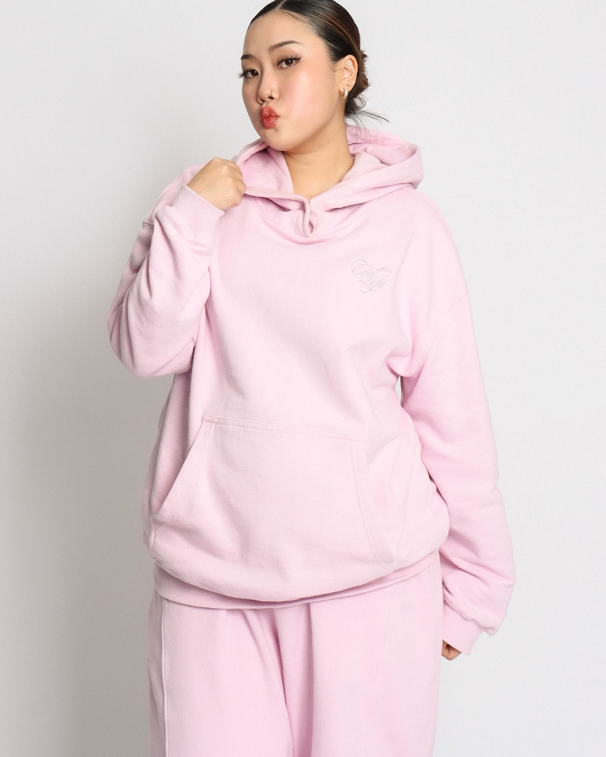 쿨시스(COOLSIS) CS COOL LIFE HOODIE-040 (PINK)