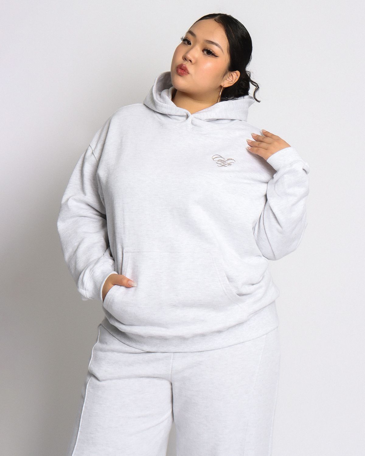 쿨시스(COOLSIS) CS COOL LIFE HOODIE-040 (MELANGE)