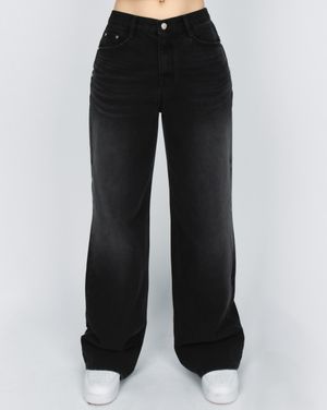 CS BLACK WIDE JEANS-045