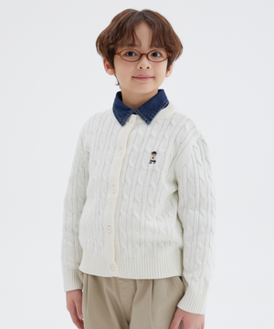 [키즈]코튼블렌드 쿠디 케이블 카디건_SPCKG11KU1