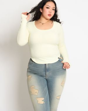 CS LONG BASIC U TOP-042 (LEMON)