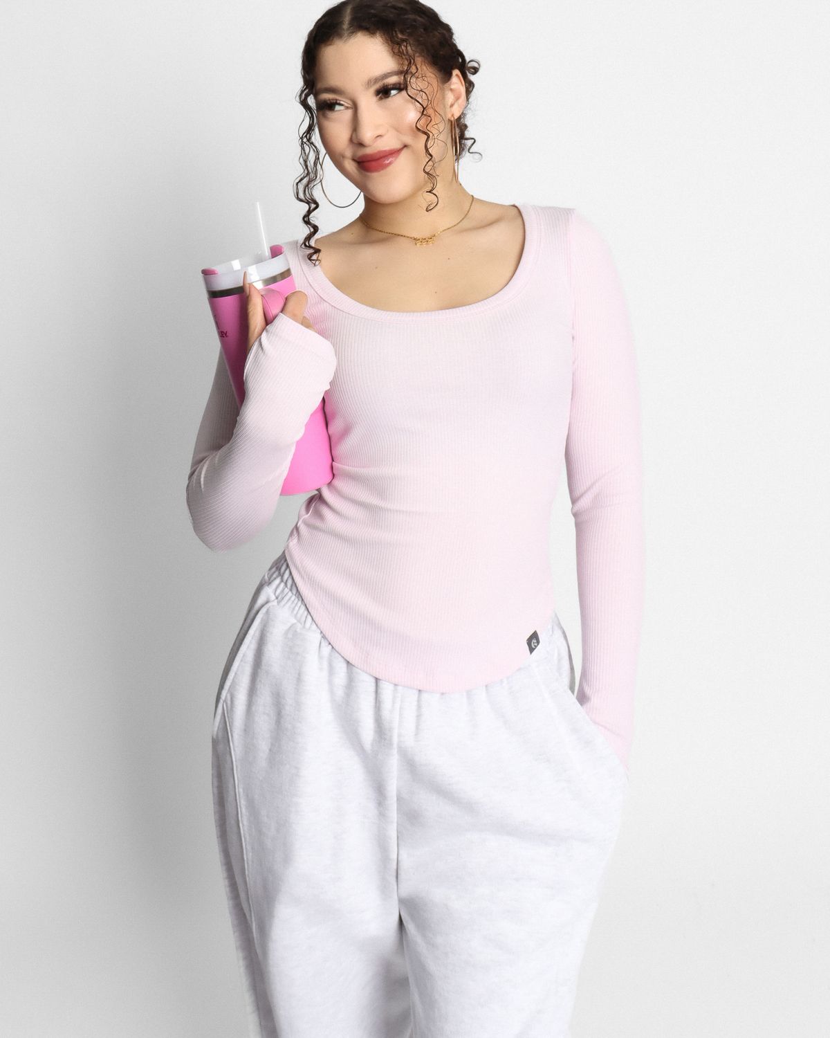 쿨시스(COOLSIS) CS LONG BASIC U TOP-042 (BABYPINK)