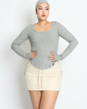 CS LONG BASIC U TOP-042 (GREY)