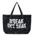 VINTAGE WASHED TOTE BAG - BLACK