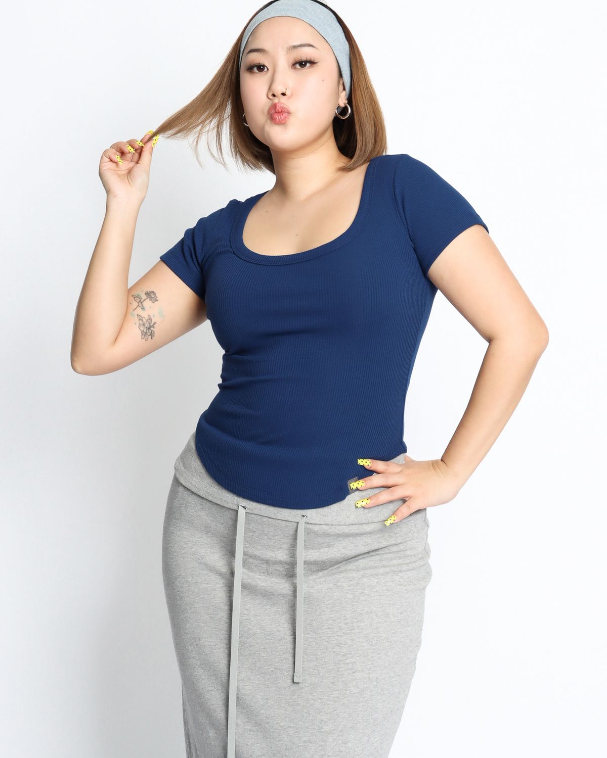 쿨시스(COOLSIS) CS HALF BASIC U TOP-046 (BLUE)