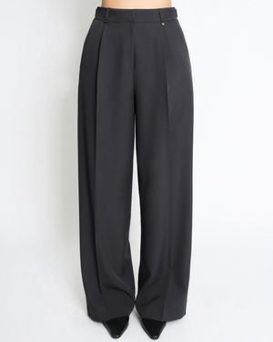 CS BELT WIDE SLACKS-048 (NAVY)