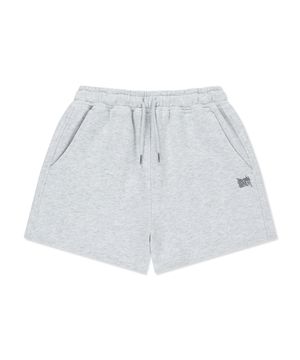 W TAG SWEAT SHORTS - ASH
