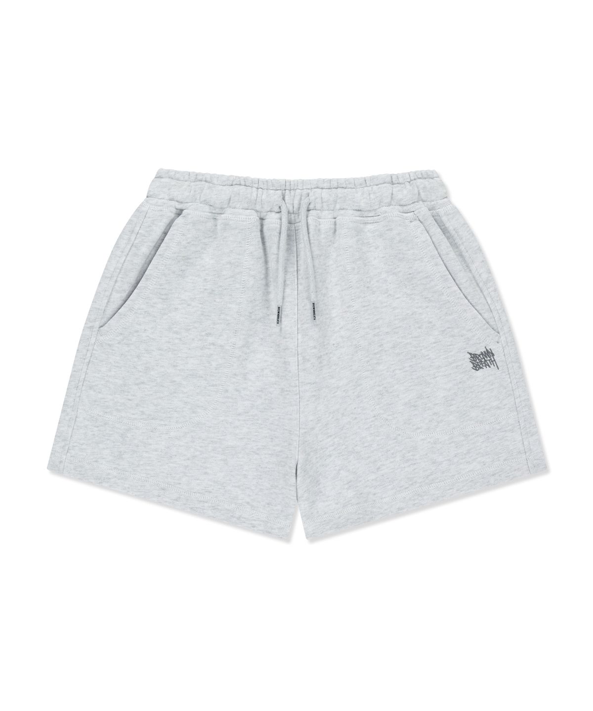브라운브레스(BROWNBREATH) W TAG SWEAT SHORTS - ASH