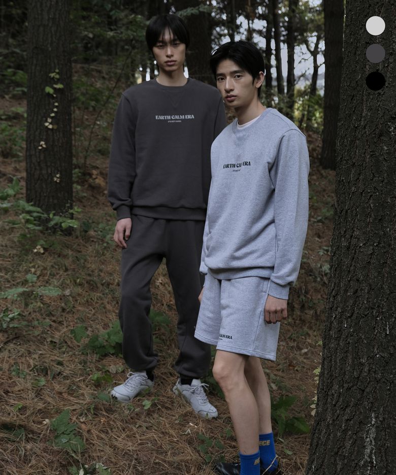 [SET-UP] 내추럴 데일리 스웨트셔츠 & 스웨트쇼츠_3컬러