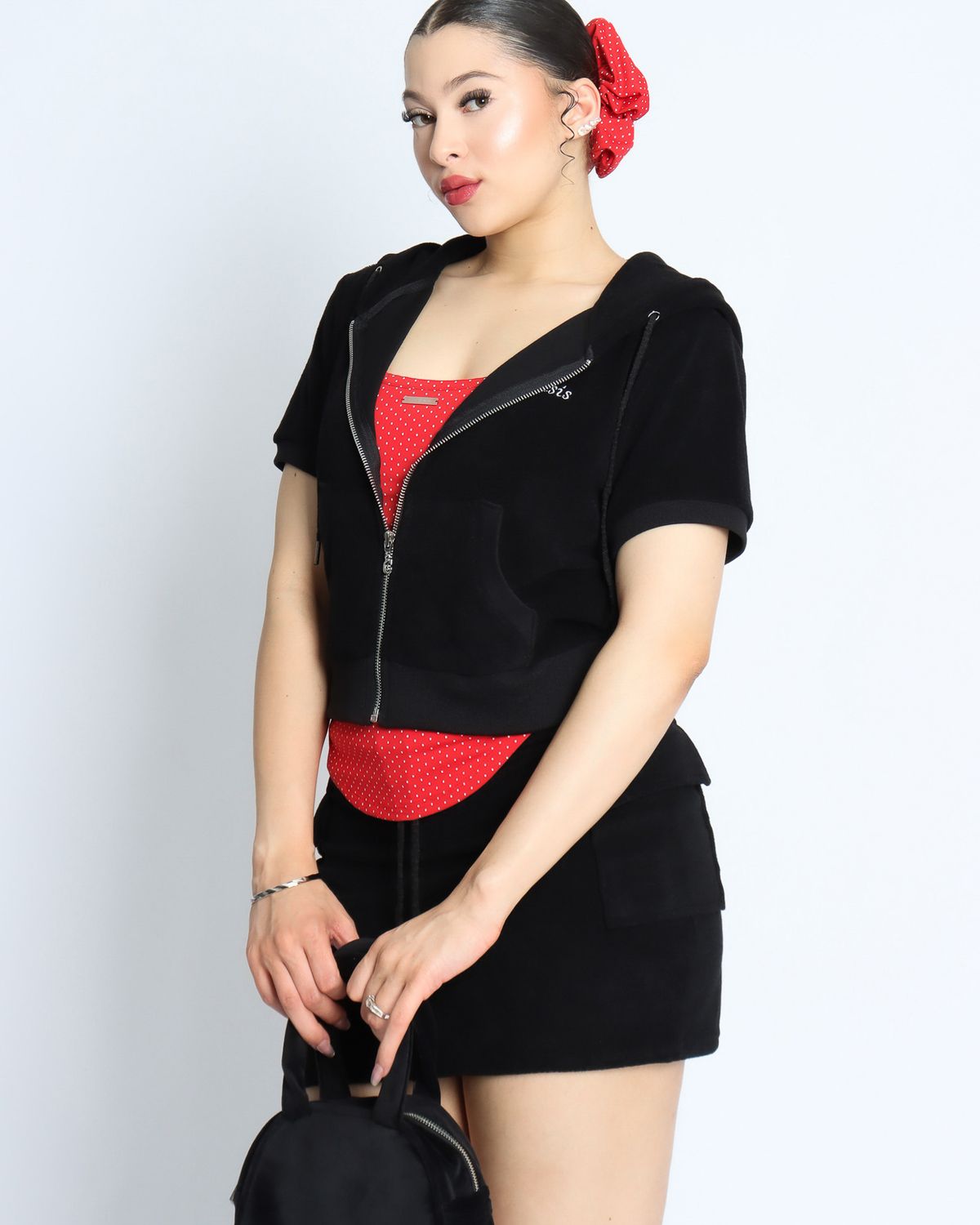 쿨시스(COOLSIS) CS SOFT TERRY HOODIE ZIP-016 (BLACK)