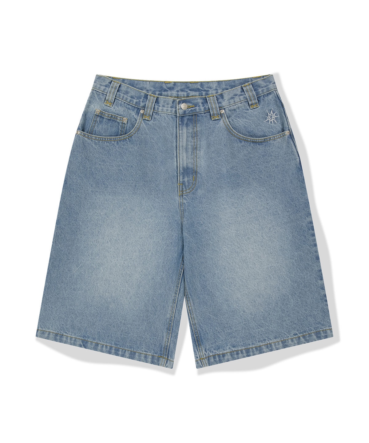 위캔더스(WKNDRS) TRIO DENIM SHORTS (L.DENIM)